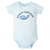 Hudson Baby Cotton Bodysuit, Shorts and Shoe Set, Blue Whaley Awesome