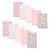 Hudson Baby Cotton Flannel Burp Cloths, Soft Pink Floral 2