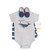 Hudson Baby Cotton Bodysuit, Shorts and Shoe Set, Big Dreams Whale