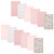 Hudson Baby Cotton Flannel Burp Cloths Bundle, Soft Pink Floral