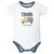 Hudson Baby Cotton Bodysuit, Shorts and Shoe Set, Blue Construction Truck