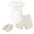Hudson Baby Cotton Bodysuit, Shorts and Shoe Set, Little Duckling