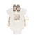Hudson Baby Cotton Bodysuit, Shorts and Shoe Set, Happy Little One Safari
