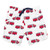 Hudson Baby Cotton Bodysuit, Shorts and Shoe Set, Brave Firetruck