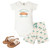 Hudson Baby Cotton Bodysuit, Shorts and Shoe Set, Mommys Surfer Dude