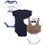 Little Treasure Cotton Bodysuits, Handsome Fella