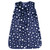 Hudson Baby Plush Sleeping Bag, Sack, Blanket, Navy Stars Sleeveless