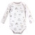 Hudson Baby Cotton Long-Sleeve Bodysuits 5-Pack, Gray Penguin
