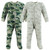 Hudson Baby Thermal Zipper Sleep and Play 2pk, Sage Dinosaur