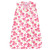 Hudson Baby Plush Faux Fur Sleeping Bag, Wearable Blanket, Pink Roses