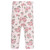 Hudson Baby Infant Girls Cotton Pants and Leggings 4-Pack, Blush Rose Black Bow