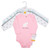 Hudson Baby Infant Girls Cotton Long-Sleeve Bodysuits 5-Pack, Pink Polar Bear