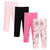 Hudson Baby Unisex Baby Cotton Pants and Leggings 4-Pack, Little Princess