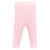 Hudson Baby Infant Girls Cotton Pants and Leggings 4-Pack, White Hearts