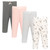 Hudson Baby Unisex Baby Cotton Pants and Leggings 4-Pack, Paris