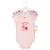 Hudson Baby Infant Girls Cotton Bodysuits 5-Pack, Strawberry Love