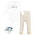 Hudson Baby Infant Boys Cotton Bodysuit, Pant and Shoe Set, New Safari Crew