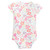 Hudson Baby Unisex Baby Cotton Bodysuit, Pant and Bib Set, Bright Pink Flower Familia