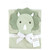 Hudson Baby Unisex Baby Cotton Poly Animal Face Hooded Towel, Triceratops