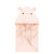 Hudson Baby Unisex Baby Cotton Poly Animal Face Hooded Towel, Piggy