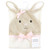 Hudson Baby Unisex Baby Cotton Poly Animal Face Hooded Towel, Tan Bunny