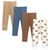 Hudson Baby Infant Boys Cotton Pants and Leggings 4-Pack, Little Cub Teddy Bear