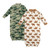 Hudson Baby Infant Boys Fleece Gowns 2-Pack, Brown Bear Camo