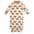 Hudson Baby Infant Boys Fleece Gowns 2-Pack, Brown Bear Camo