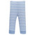 Hudson Baby Unisex Baby Cotton Pants and Leggings 4-Pack, Blue Teddy Stripe