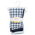 Hudson Baby Unisex Baby Cotton Pants and Leggings 4-Pack, Multi Blue Gingham