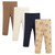 Hudson Baby Infant Boys Cotton Pants and Leggings 4-Pack, Varsity Lion Cub