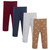 Hudson Baby Unisex Baby Cotton Pants and Leggings 4-Pack, Burgundy Football