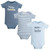 Hudson Baby Infant Boys Cotton Bodysuits 3-Pack, Mas Leche