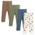 Hudson Baby Unisex Baby Cotton Pants and Leggings 4-Pack, Cute Woodland