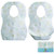 Luvable Friends Boy and Girl Disposable Bibs, 12-Pack, White