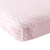 Luvable Friends Girl Fitted Knit Crib Sheet, Pink Chevron