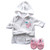 Luvable Friends Cotton Terry Bathrobe, Pink Elephant