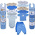 Luvable Friends Boy Shower Gift Cube, 24-Piece Set, Blue Bear