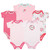 Luvable Friends Girl Bodysuits, 5-Pack, Floral