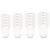 Luvable Friends Cotton Bodysuits, White 20-Pack