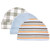 Luvable Friends Boy Caps, 3-Pack, Blue Stripes