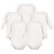 Luvable Friends Boy and Girl Long-Sleeve Bodysuits, 5-Pack, White