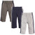 Hudson Baby Boy Baby Athletic Pants, 3-Pack, Blue & Gray