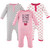 Hudson Baby Girl Union Suits/Coveralls, 3-Pack, So Many Bows