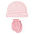 Hudson Baby Cotton Cap and Scratch Mitten Set, Strawberries