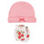 Hudson Baby Cotton Cap and Scratch Mitten Set, Strawberries
