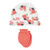 Hudson Baby Cotton Cap and Scratch Mitten Set, Floral