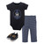 Little Treasure Boy Bodysuit, Pant and Shoes, 3-Piece Set, Nautical