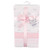 Luvable Friends Cotton Flannel Receiving Blankets, Tiara 4-Pack