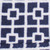 Luvable Friends Coral Fleece Blanket, Navy Trellis